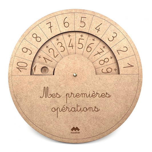Mazafran Disque "Mes premières opérations" en bois