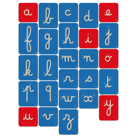 Mazafran Planches de lettres cursives à tracer
