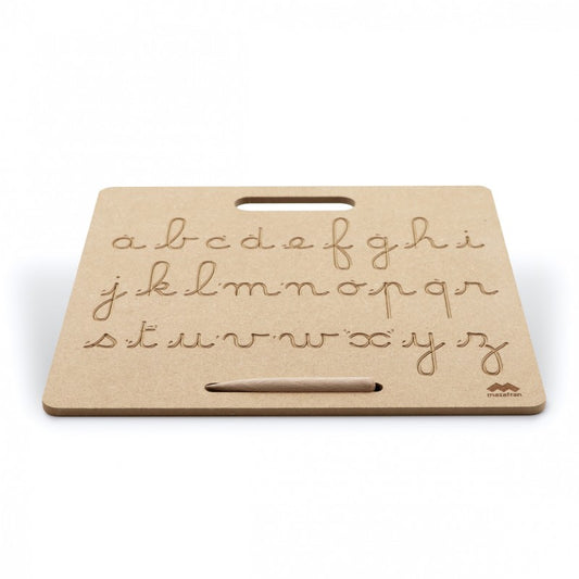Mazafran Tablette à tracer les minuscules cursives