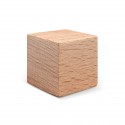 Cube en bois de hêtre