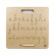Tablette d'écriture minuscules cursives portative Montessori